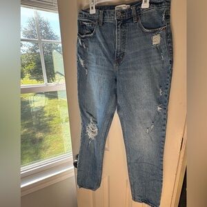 Abercrombie & Fitch High Rise Skinny Jeans - Blue